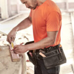 Mens Hi Vis Short Sleeve Tee Orange