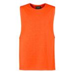 Mens Hi Vis Sleeveless Tee Orange