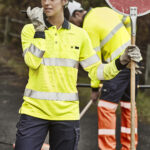 Unisex Hi Vis Bio Motion Taped Polo Yellow