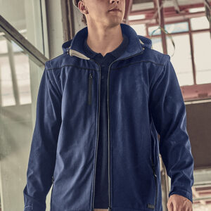 Unisex Streetworx 2 In 1 Stretch Softshell Jacket Navy