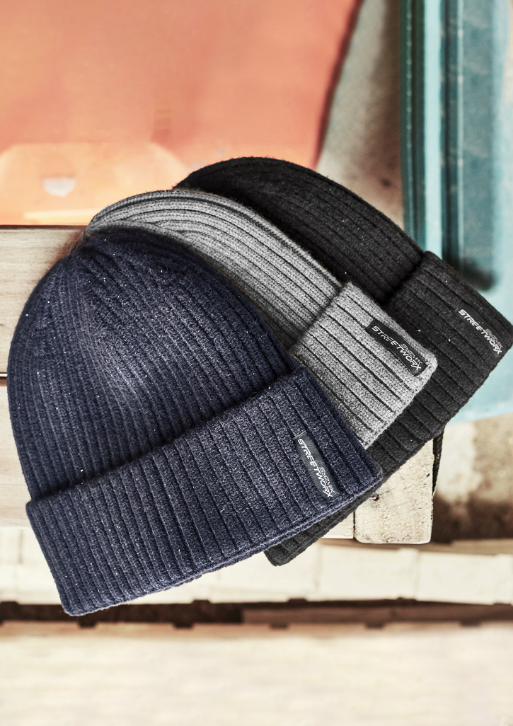 Unisex Streetworx Beanie Black Unisex Streetworx Beanie Black