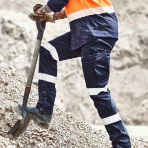 Mens Essential Stretch Taped Cargo Pant Navy