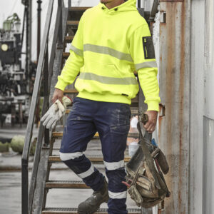 Mens Essential Stretch Taped Cargo Pant - Cuffed Navy