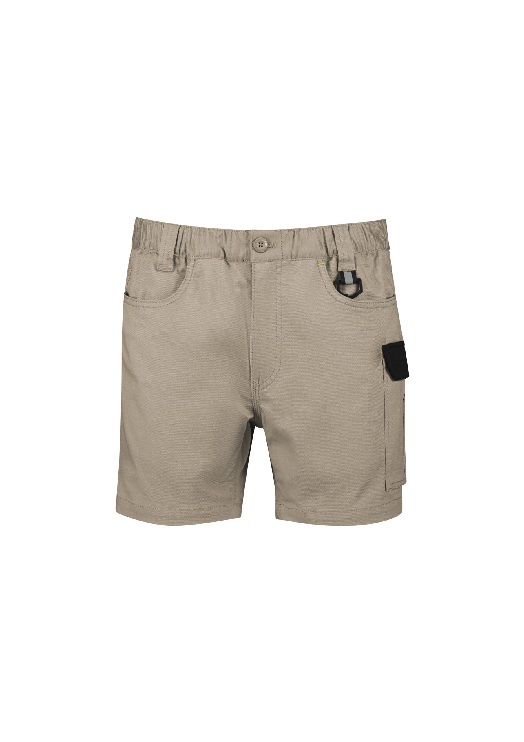 Mens Rugged Cooling Stretch Short Short Khaki