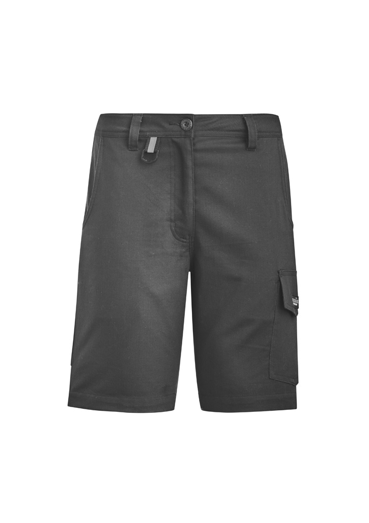 Womens Rugged Cooling Vented Short Charcoal Womens Rugged Cooling Vented Short Charcoal