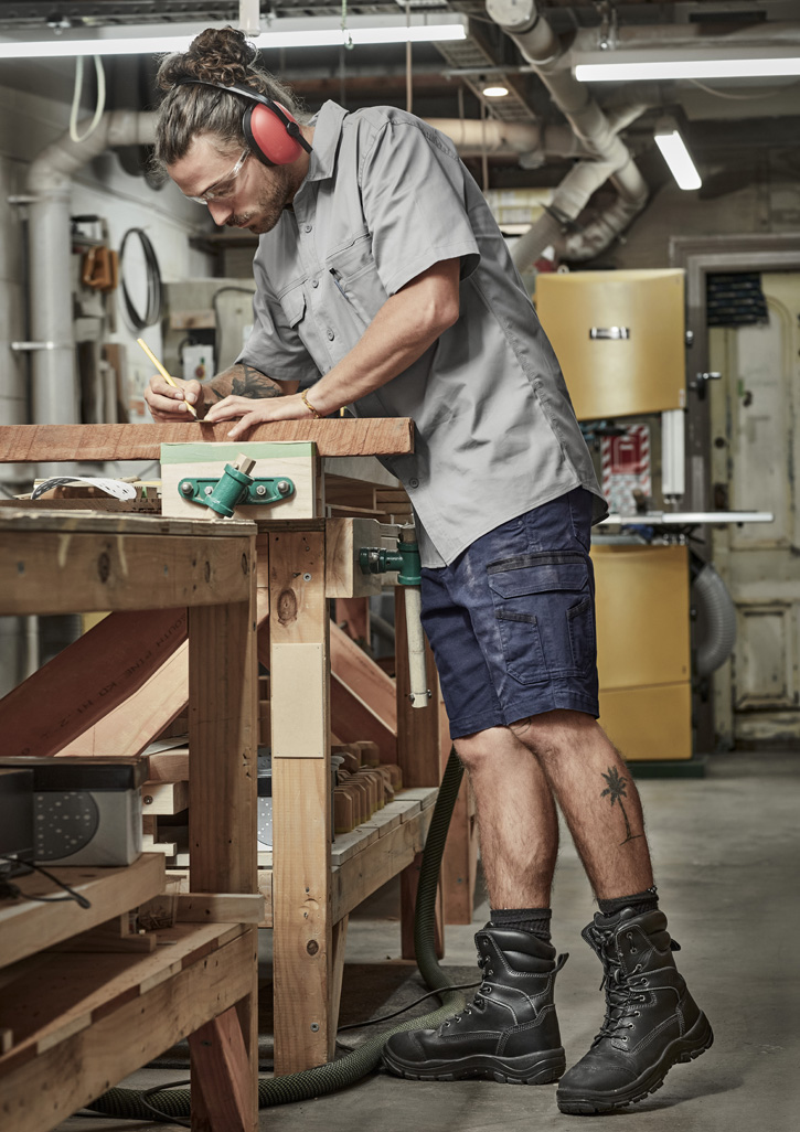 Mens Streetworx Heritage Short Navy