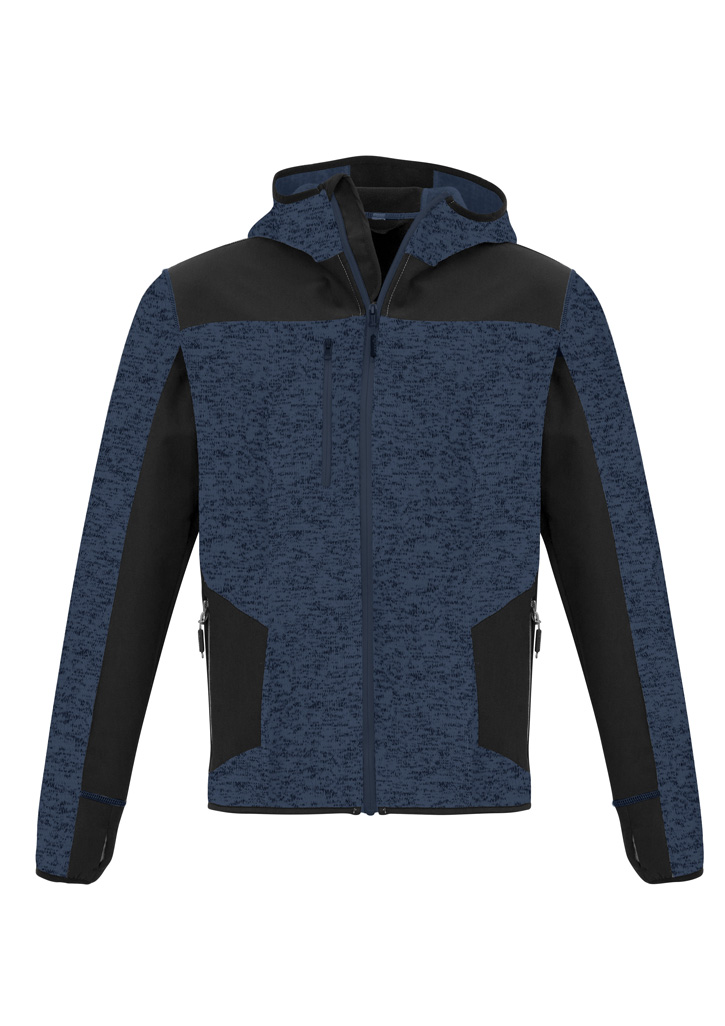 Unisex Streetworx Reinforced Knit Hoodie Navy Unisex Streetworx Reinforced Knit Hoodie Navy