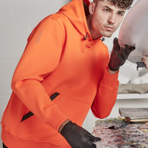Unisex Water Resistant Hoodie Orange