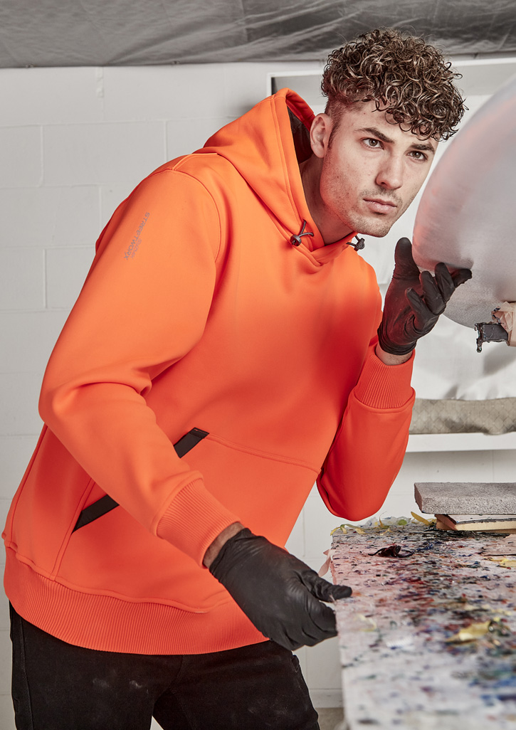 Unisex Water Resistant Hoodie Orange