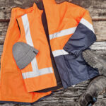 Unisex Hi Vis Waterproof Reversible Vest Orange