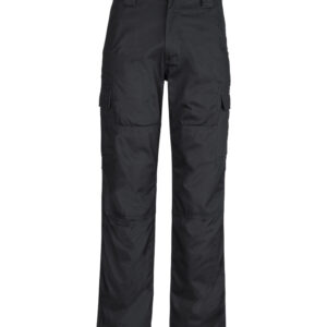 Mens Midweight Drill Cargo Pant (Stout) Black