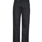 Mens Plain Utility Pant Black