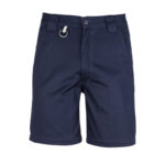 Mens Plain Utility Short Navy