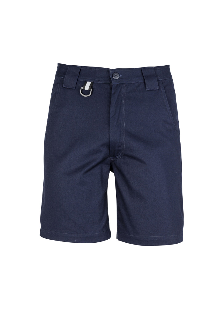 Mens Plain Utility Short Navy