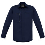 Mens Streetworx L/S Stretch Shirt Navy
