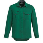 Mens Outdoor Long Sleeve Shirt Green