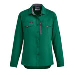 Womens Outdoor Long Sleeve Shirt Green