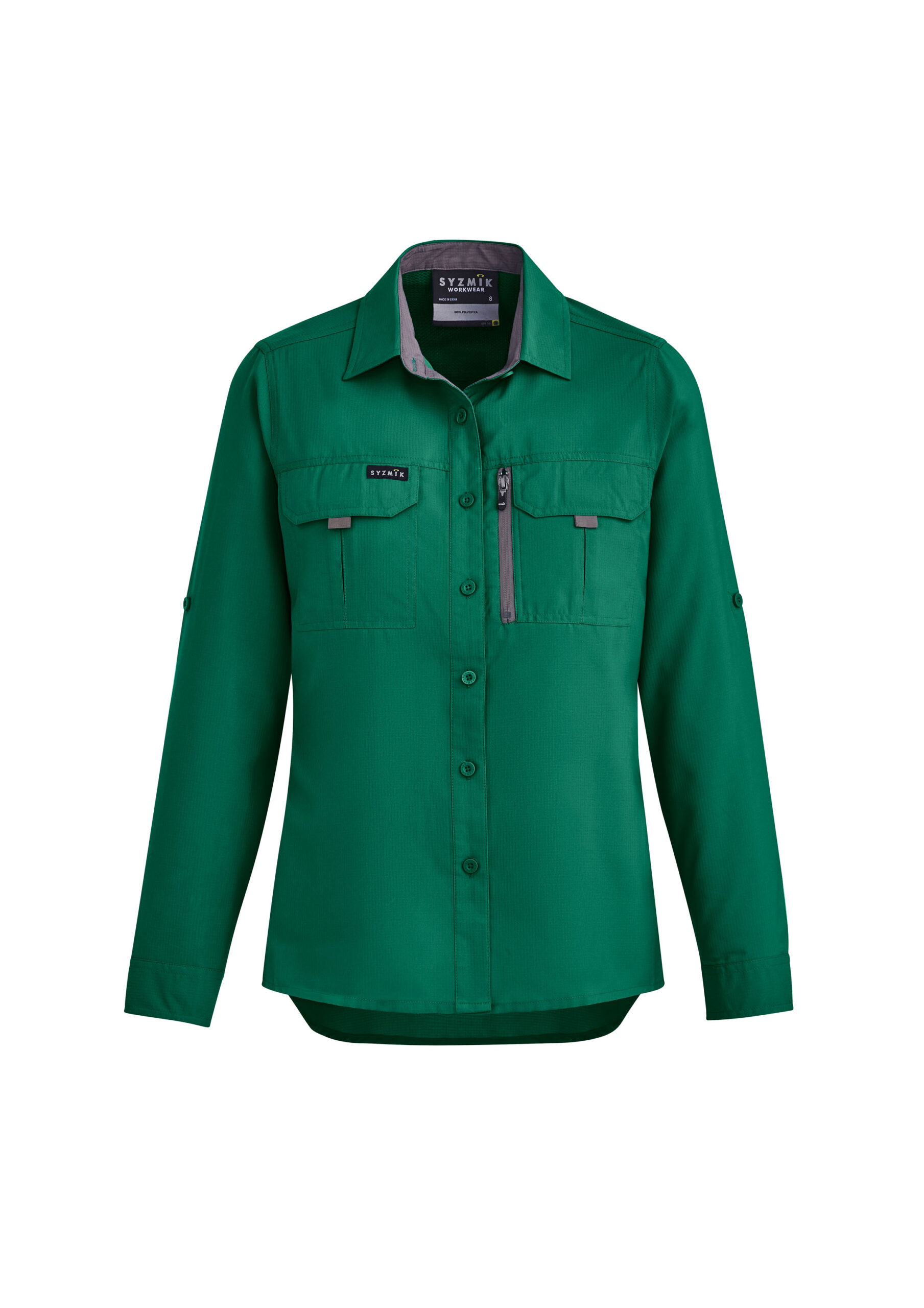 Womens Outdoor Long Sleeve Shirt Green
