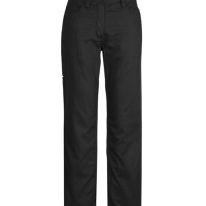 Womens Plain Utility Pant Black